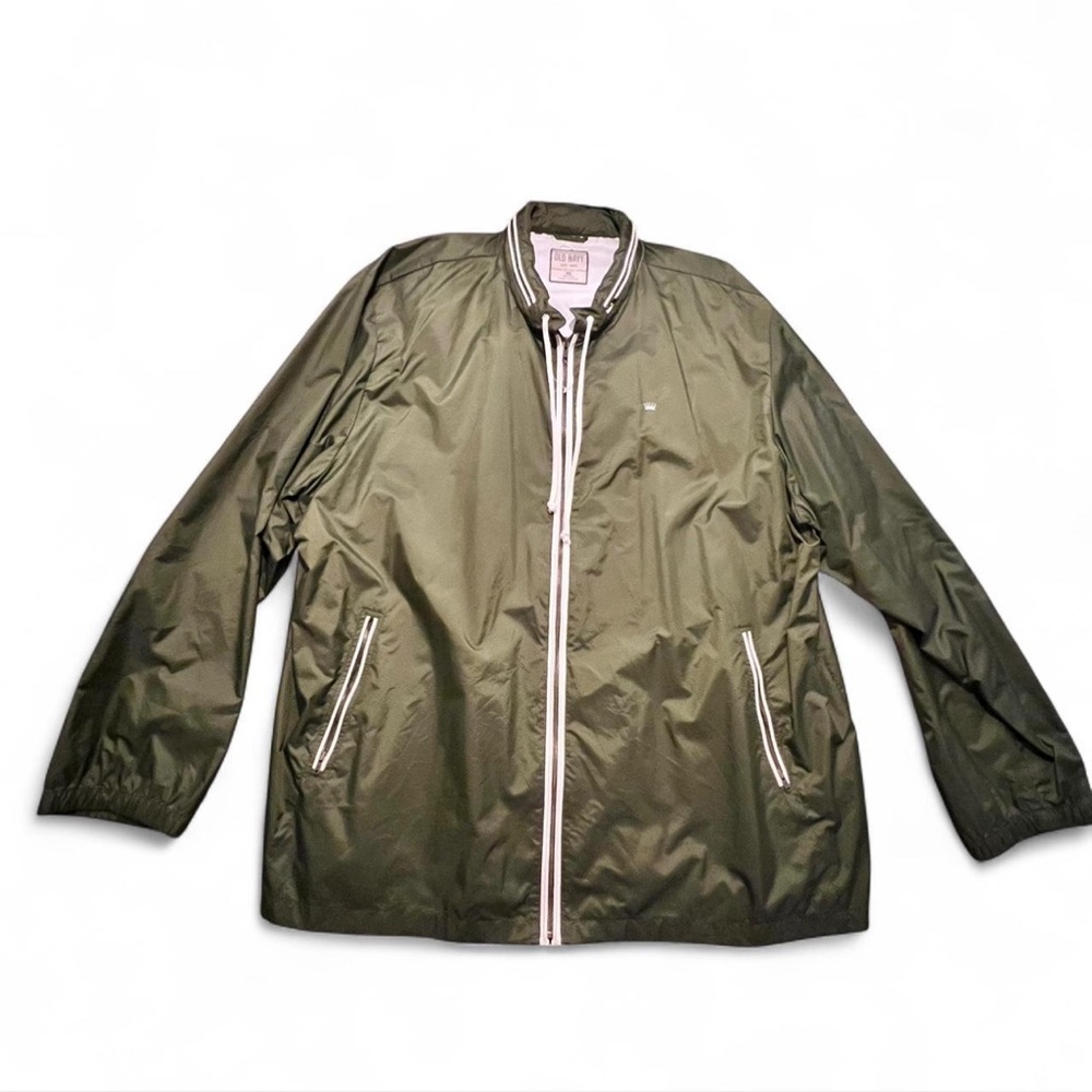 Old Navy Men's Olive Windbreaker